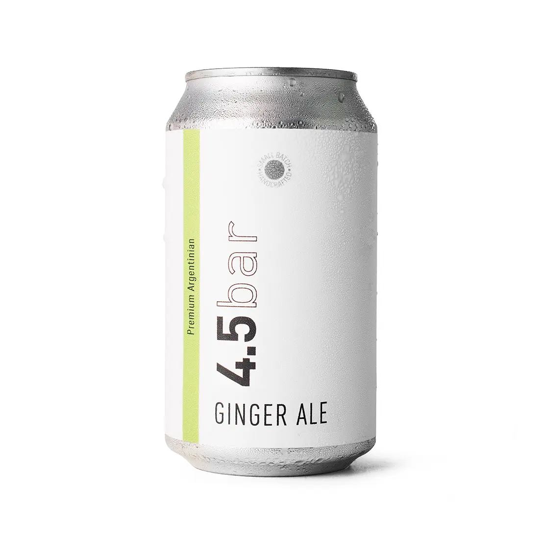 Lata de ginger ale 4.5 bar